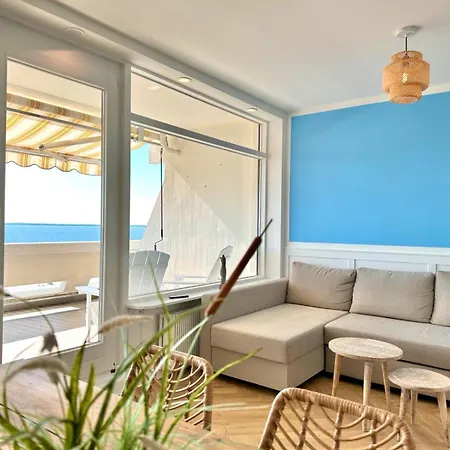 Traumblick - Himmel & Mit Traum Meerblick Am Mit Grossem Balkon - Wlan, Streaming, 2024 Modernisiert アパート